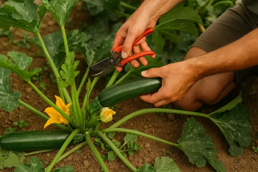 Raccolta delle zucchine: come capire il momento giusto e ottenere ortaggi più saporiti