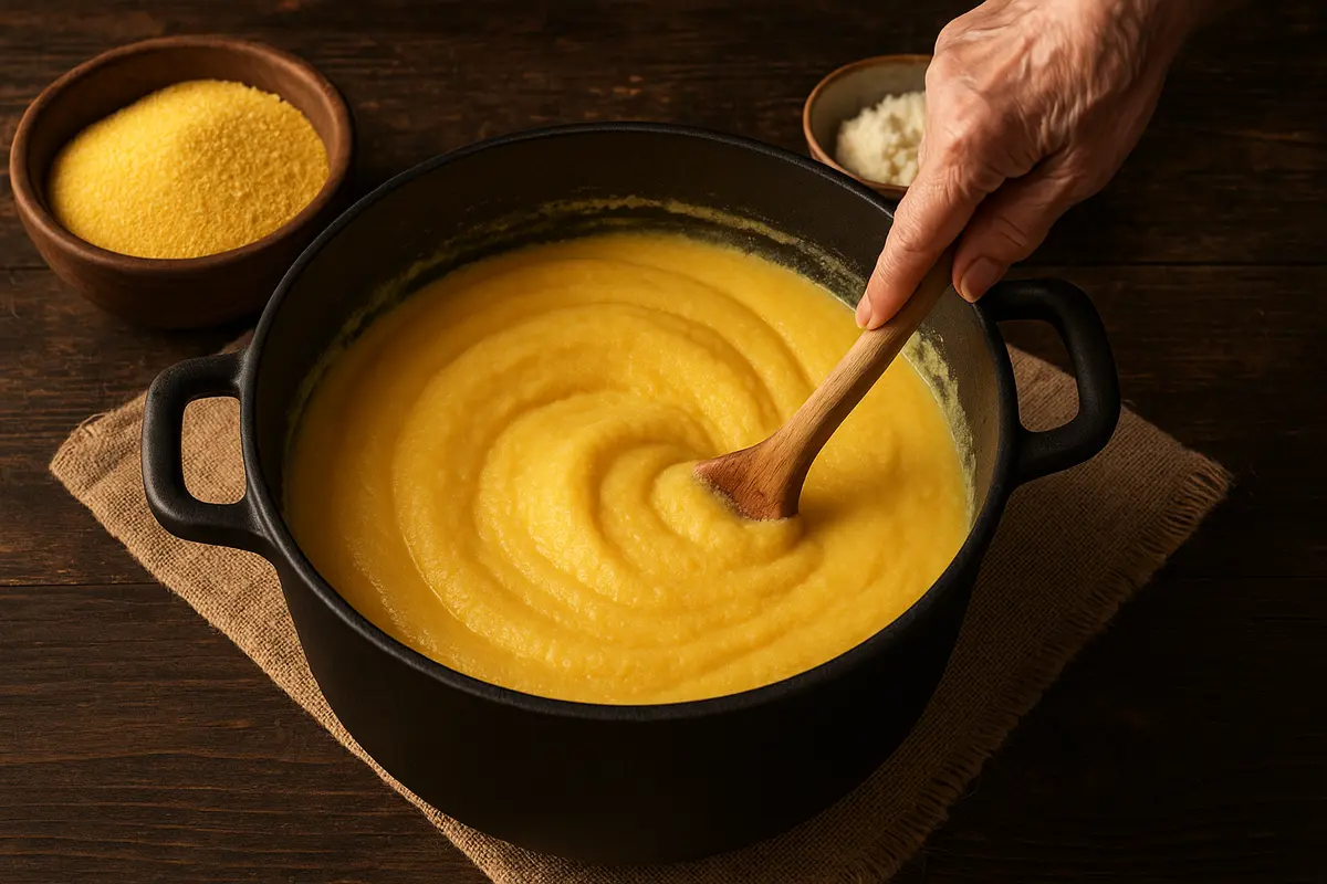 Ricetta per la polenta rustica delle nonne: come ottenere una cremosità unica senza grumi