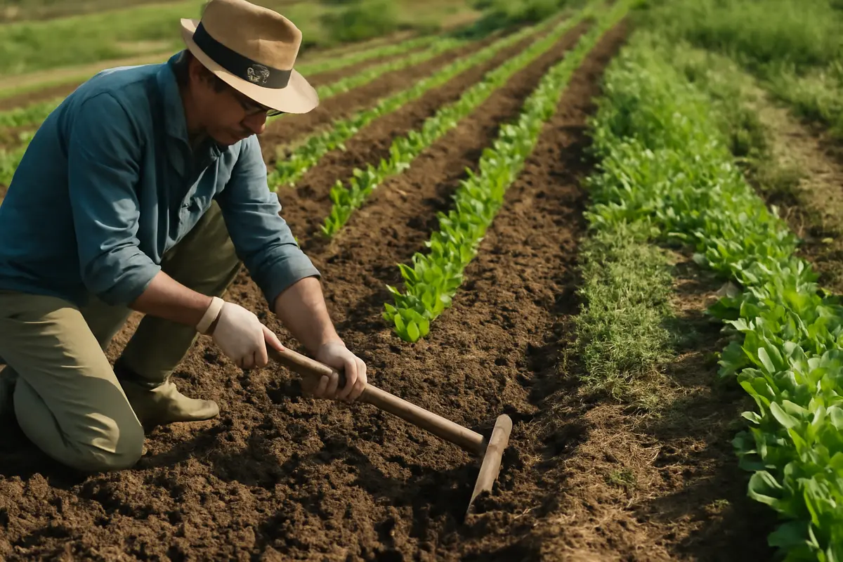 Lavorazione del terreno: la tecnica che facilita la crescita e previene erbe infestanti