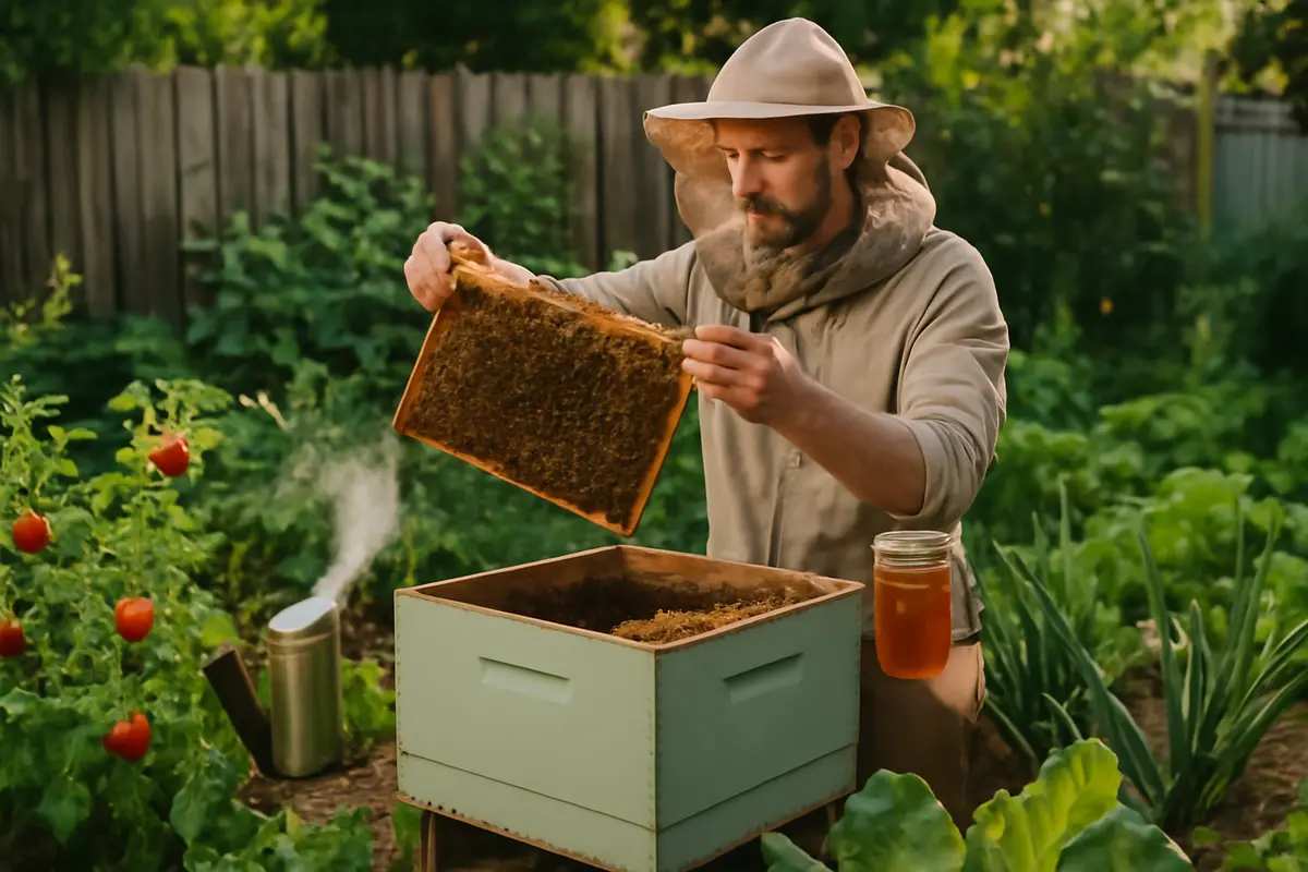 Si può produrre miele in un micro-appezzamento? Scopri il metodo che aiuta anche il tuo orto