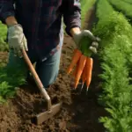 A cosa serve sarchiare tra le file di carote? Un gesto da tradizione per radici più regolari