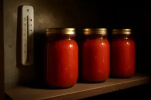 Temperatura e buio: perché sono cruciali nella conservazione delle conserve di pomodoro