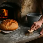 Pane cotto nel forno di campagna: perché la cenere viene usata anche per la pulizia? Una tradizione efficace
