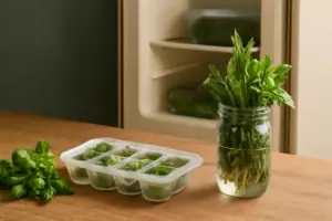 Ghiaccio o frigorifero: qual è il metodo migliore per conservare le erbe aromatiche di stagione?