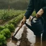 Piogge intense nell’orto: cosa fare per prevenire ristagni e marciumi degli ortaggi