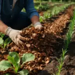 Pacciamatura con foglie secche nell’orto: la tecnica che riduce erbe infestanti in modo naturale