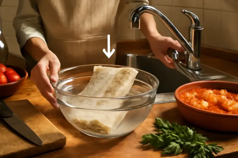 Ricetta autentica del baccalà in umido: lo step indispensabile per togliere il sapore troppo forte