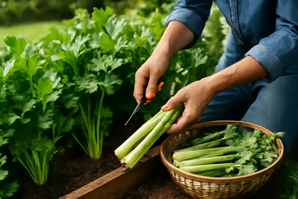 Coltivazione del sedano nell’orto domestico: i passaggi semplici per raccoglierlo tenerissimo